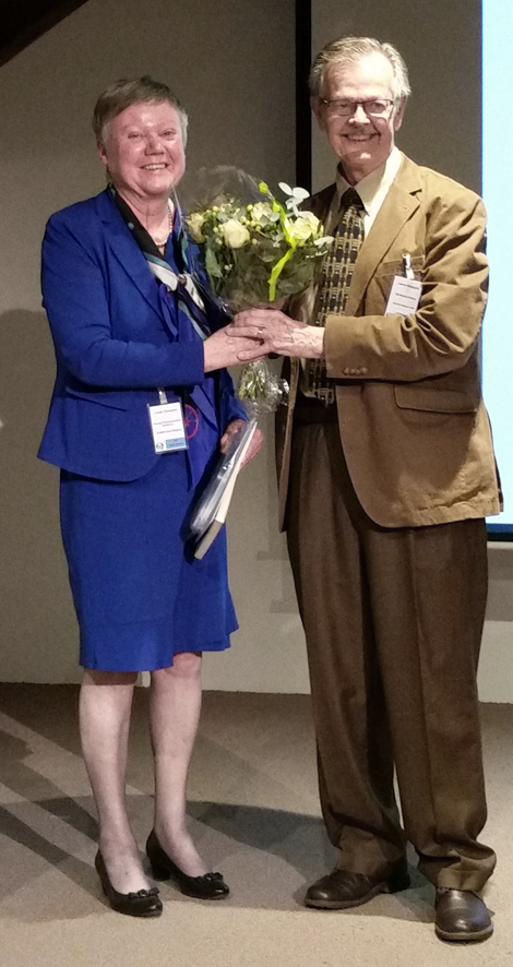 Linda Thienpont, 2016 Westgard Award Winner, and James O. Westgard
